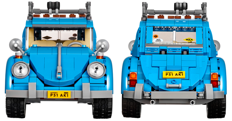 Illustration for article titled Lego's Second Attempt at a Classic '60s VW Beetle Has Finally Perfected Its Curves
